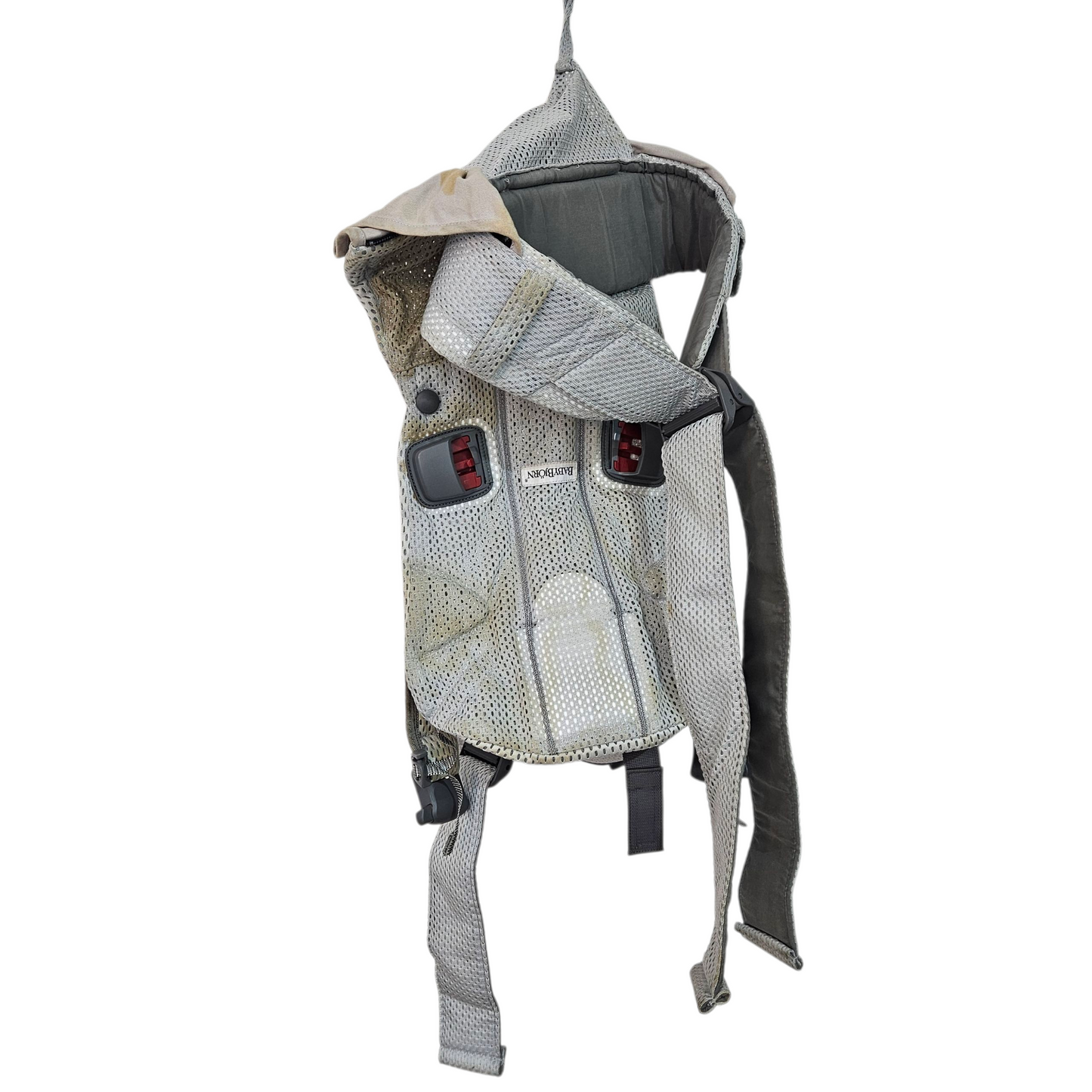 מנשא BABYBJORN 3.5-4.5KG - במצב טוב עם כתמים
