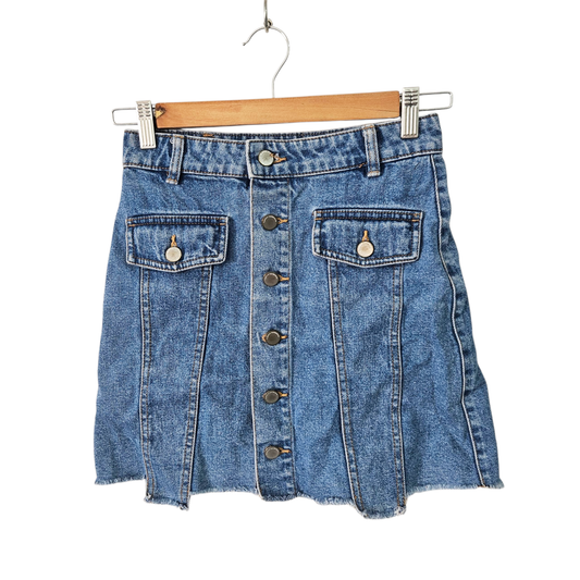 ZARA חצאית ג'ינס לאישה מידה XS