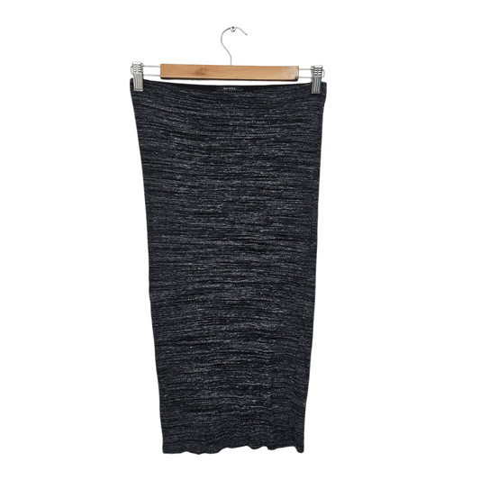 BERSHKA חצאית אפורה לאישה מידה S