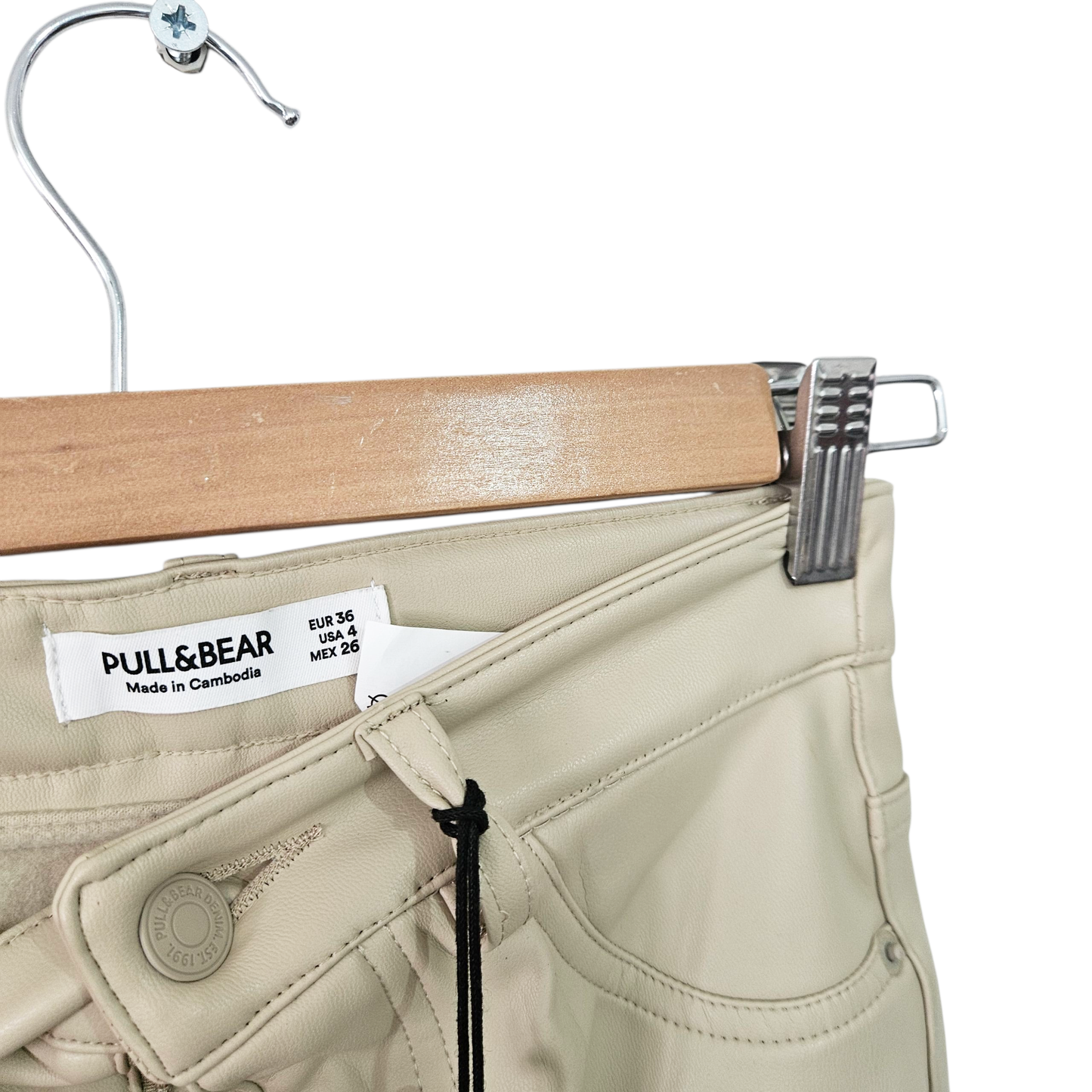 PULL&BEAR מכנסיים חדשים עם תווית לאישה מידה 36