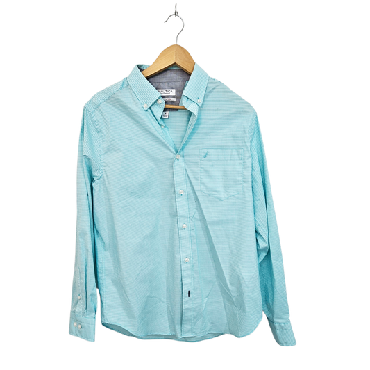 NAUTICA classic fit חולצה מכופתרת לגבר מידה M