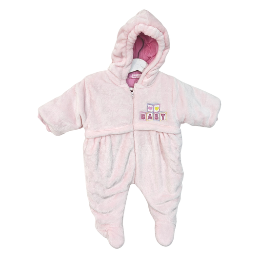 BABY STYLE אוברול פליז לתינוקות גיל 3-6 חודשים