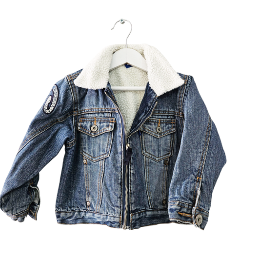 KEDS ג'קט ג'ינס עם פליז פנימי לילדים גיל 5