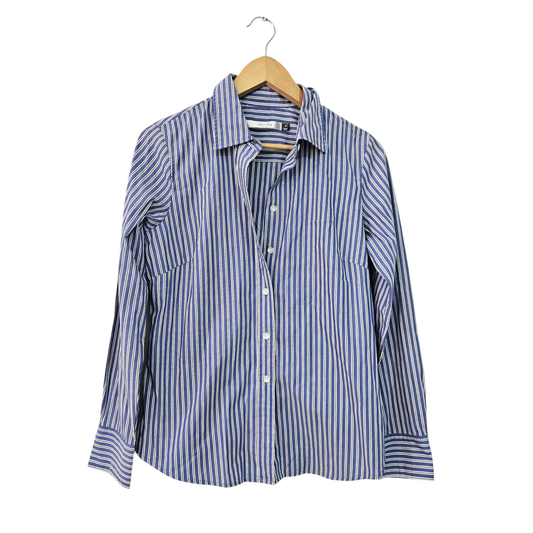 OLD NAVY חולצה ארוכה מכופתרת לאישה מידה M