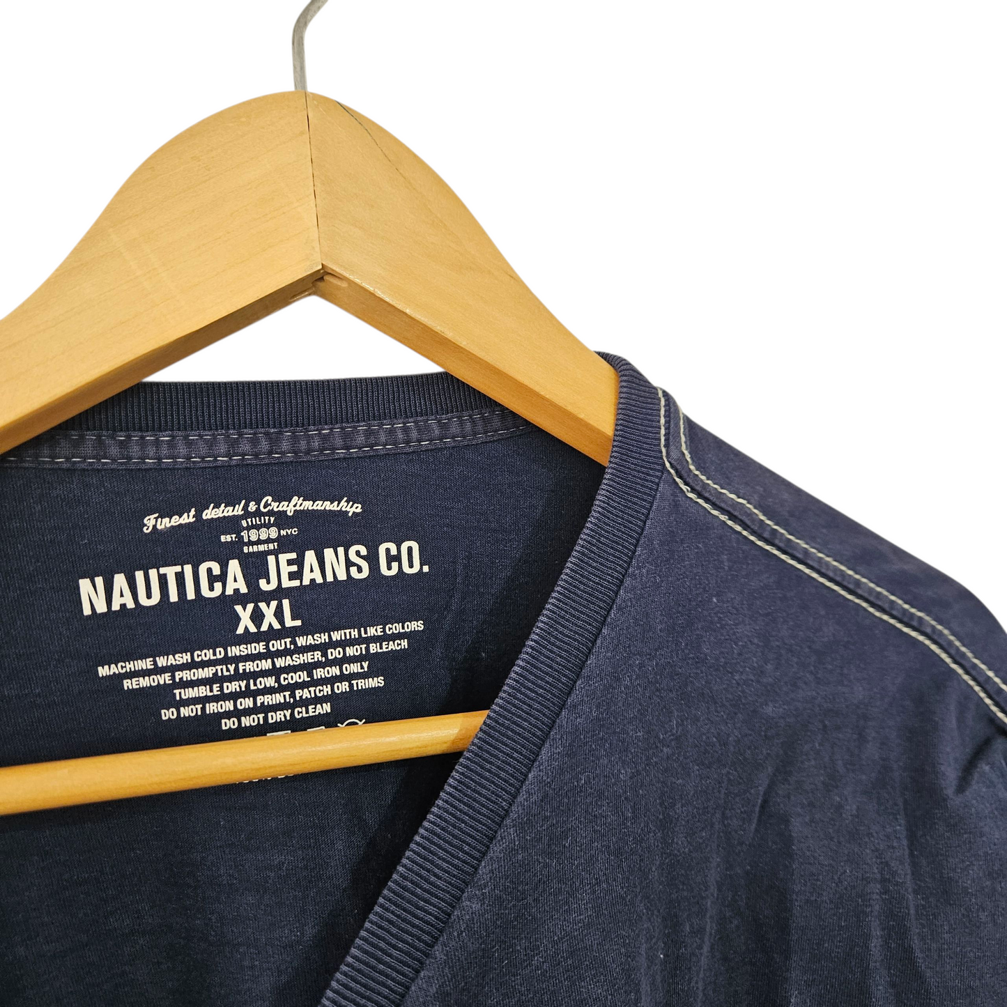 NAUTICA חולצה ארוכה דקה לגבר מידה XXL