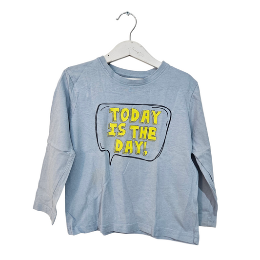 PRIMARK חולצה ארוכה דקה לילדים גיל 5-6