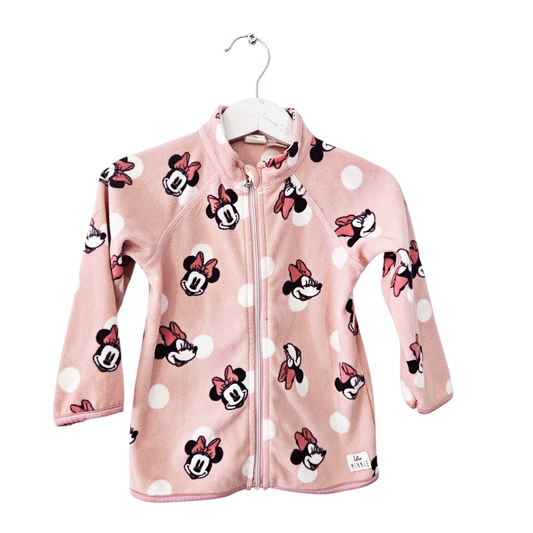 H&M חולצת פליז לילדות גיל 12-18 חודשים