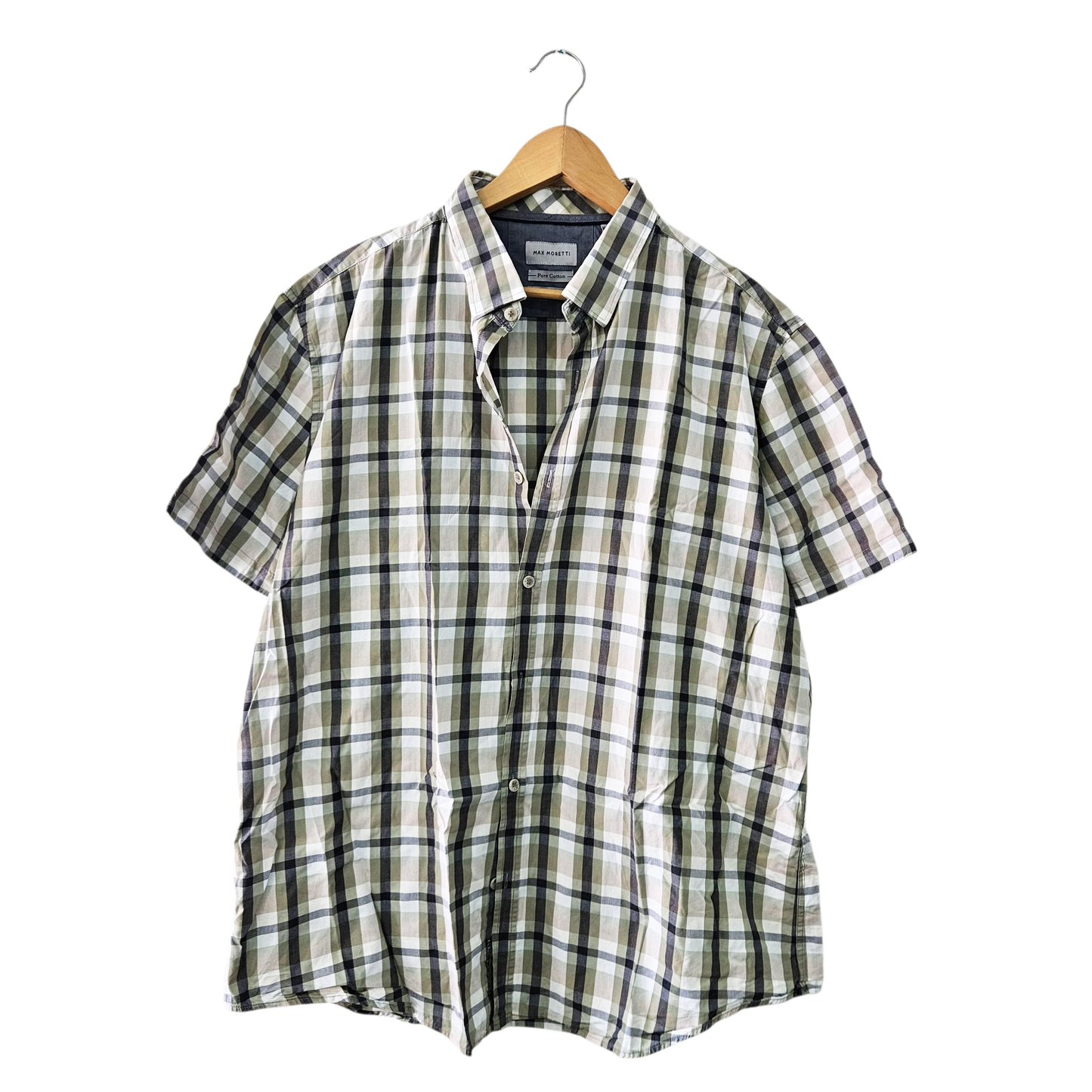 MAX MORETTI חולצה מכופתרת לגבר מידה XXL