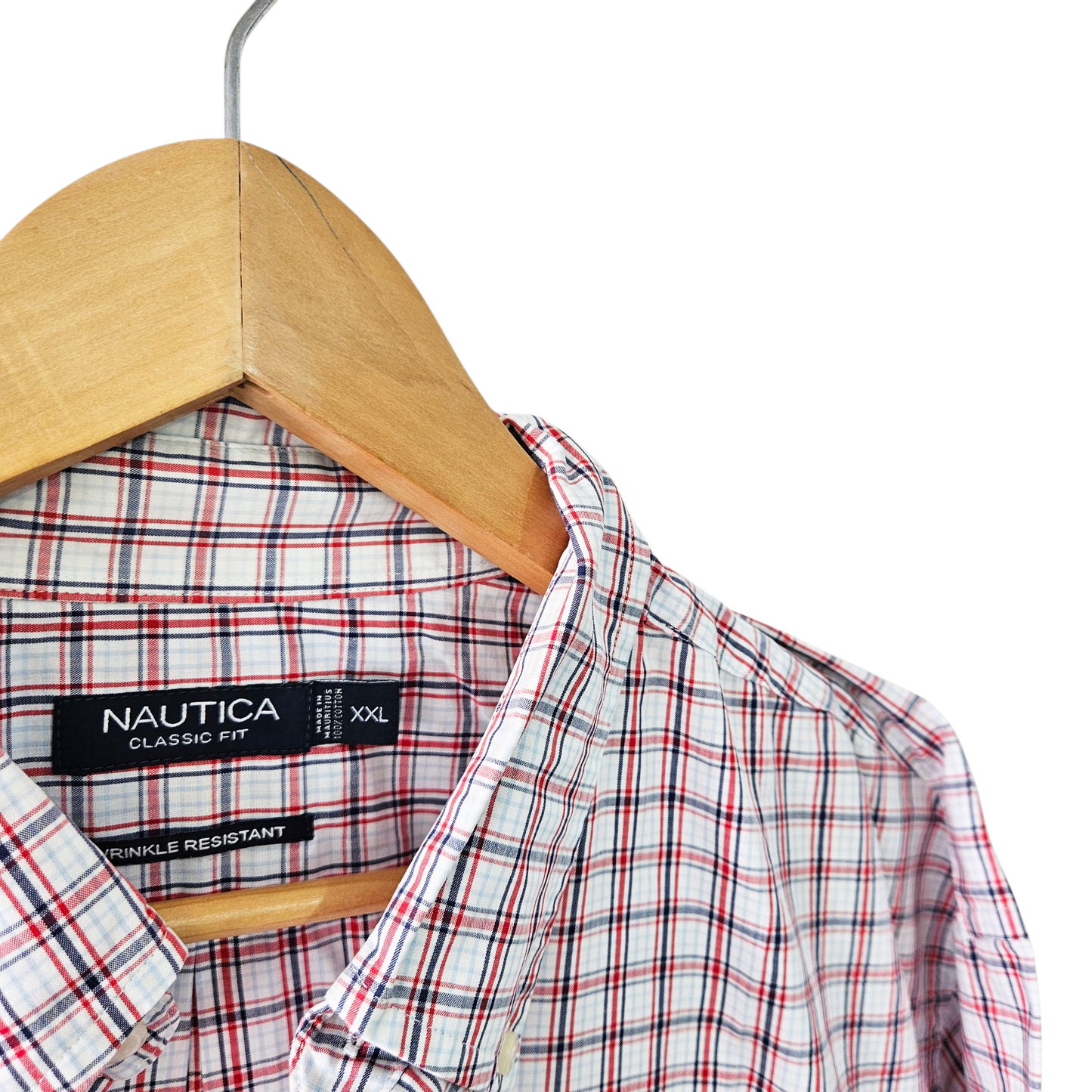 NAUTICA חולצה מכופתרת לגבר מידה XXL