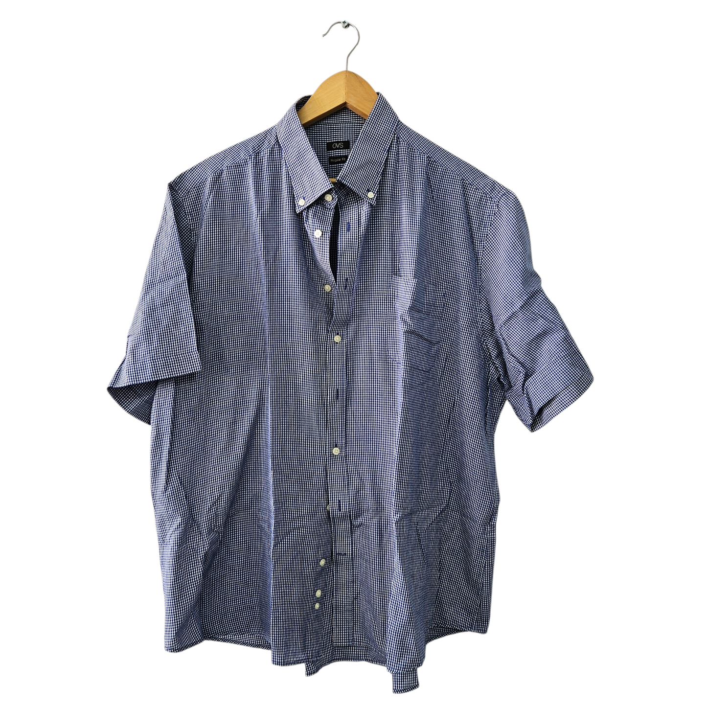 OVS חולצה קצרה מכופתרת לגבר מידה 45 17-3/4 XXL