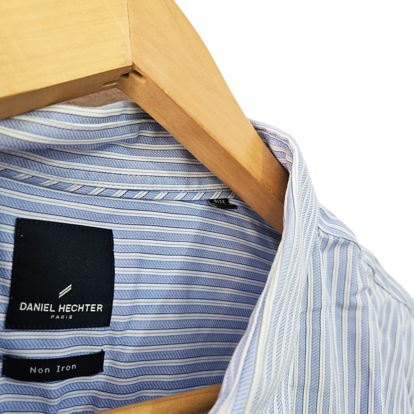 DANIEL HECHTER חולצה מכופתרת ארוכה לגבר מידה XXL