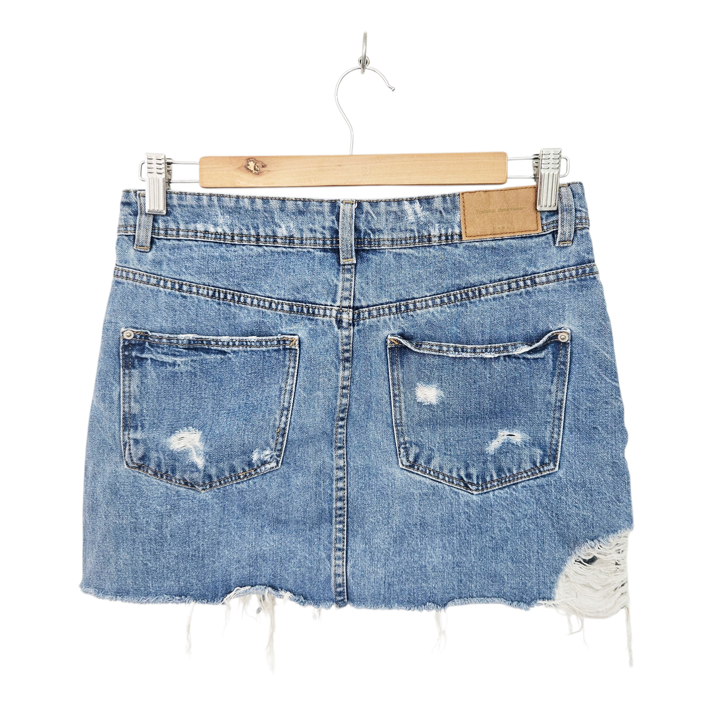 ZARA חצאית ג'ינס לאישה מידה S