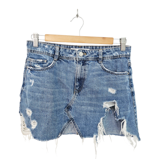 ZARA חצאית ג'ינס לאישה מידה S
