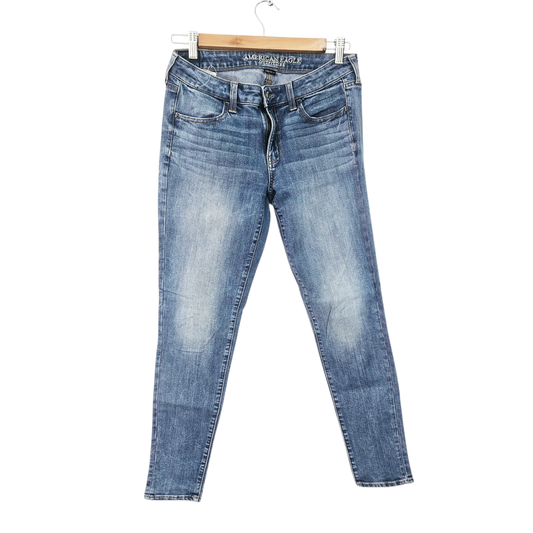 AMERICAN EAGLE ג'ינס סקיני סטרץ' לאישה מידה 38