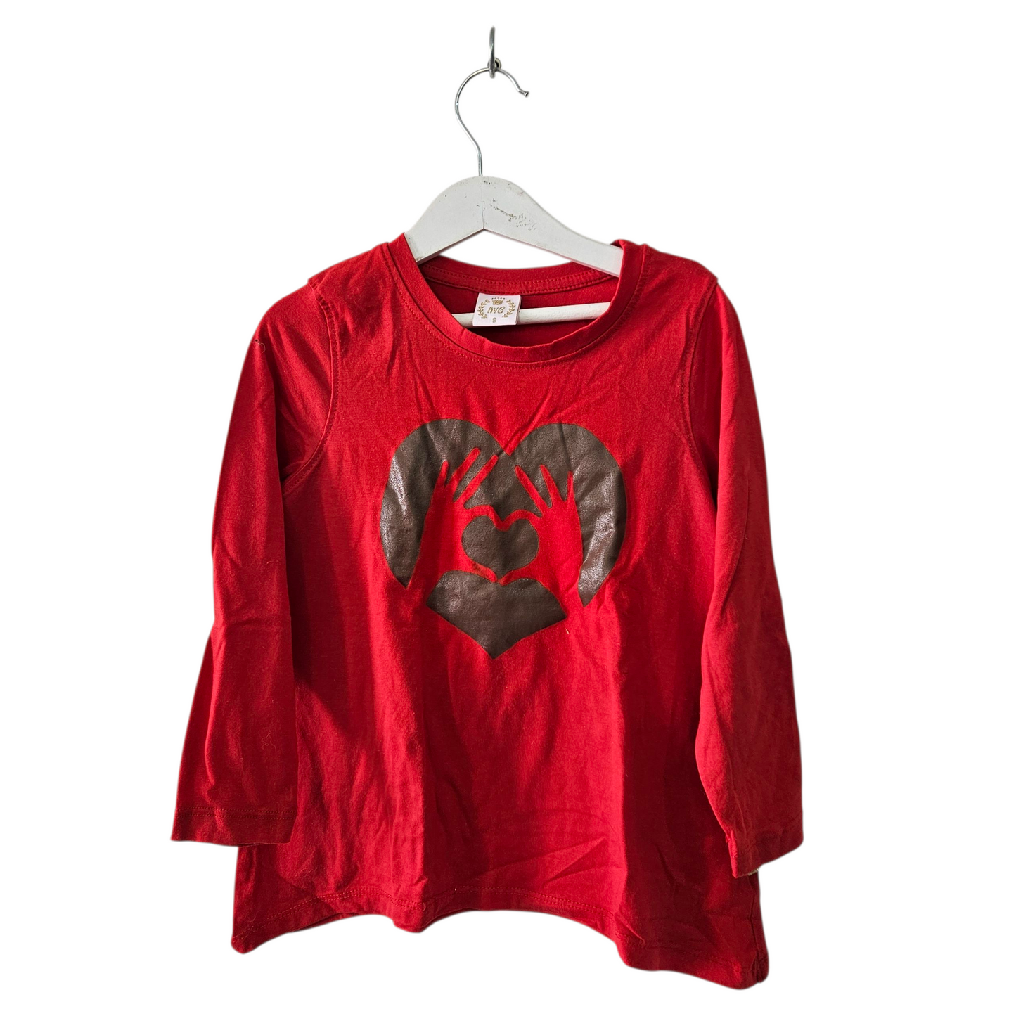 AVG חולצה ארוכה דקה לילדות גיל 8