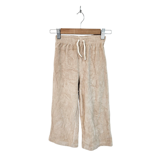 ZARA מכנסי קורדרוי לילדות גיל 3-4