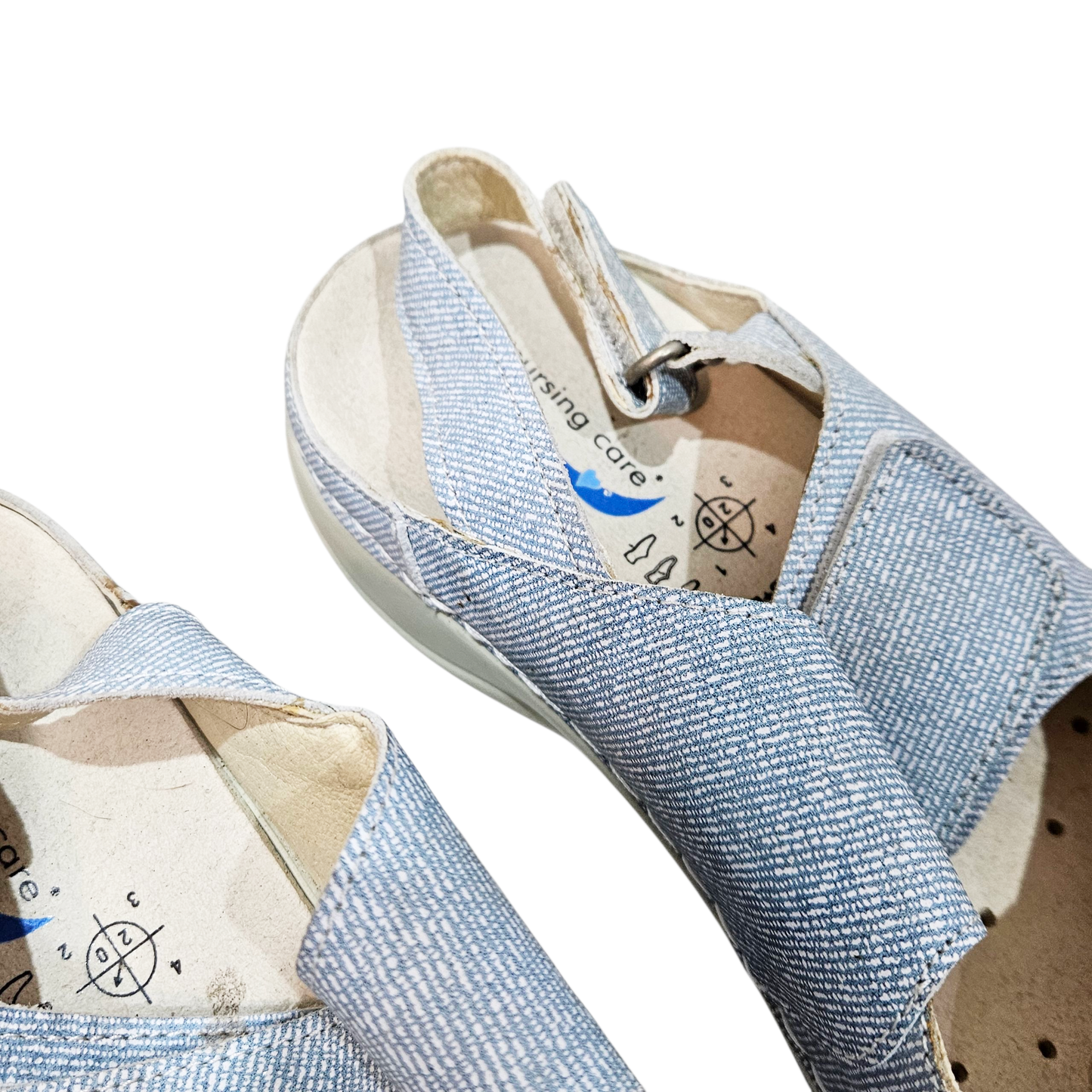 BURSING CARE נעלי נשים אורטופדיות דגם הלסינקי ג'ינס לאישה מידה 37