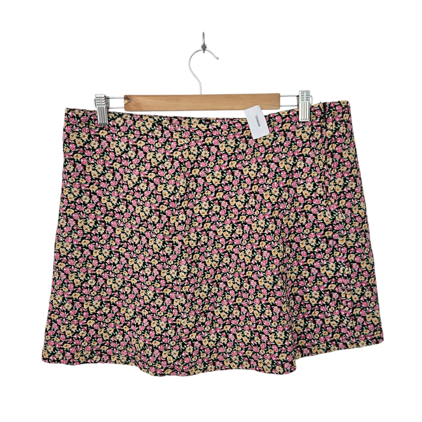 MANGO חצאית פרחונית לאישה מידה XXL