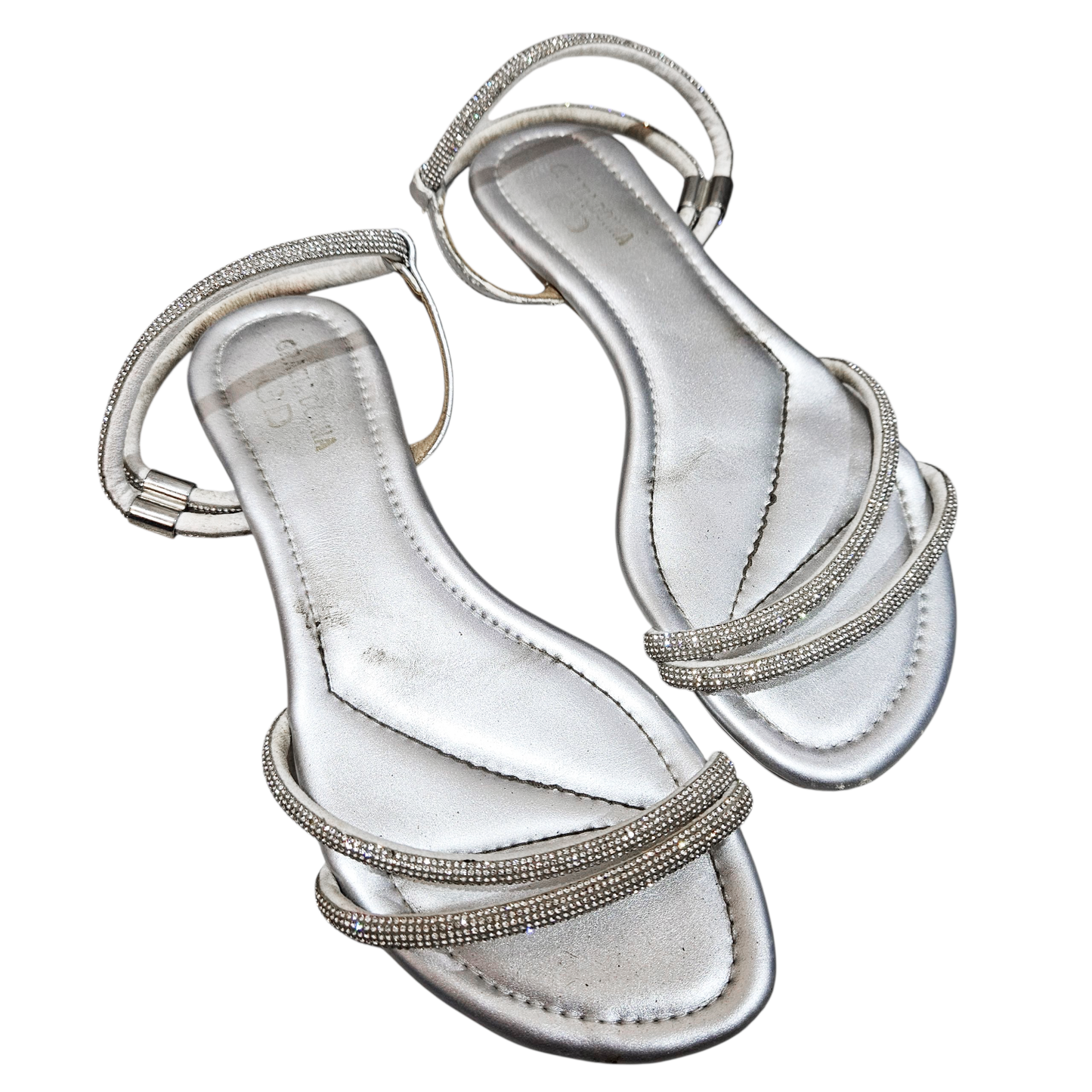 GRAZIA DONNA כפכפים כסופים לאישה מידה 37