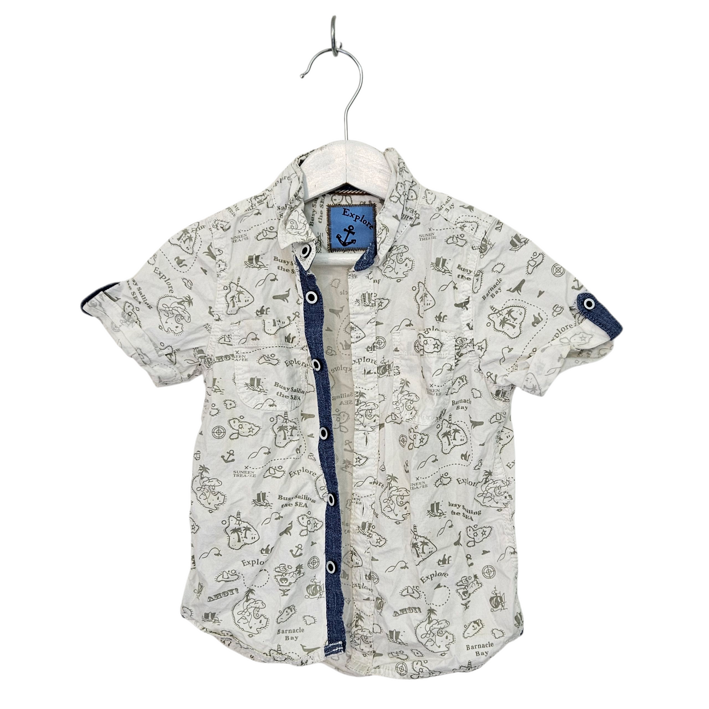 חולצה מכופתרת לילדים גיל 2-3