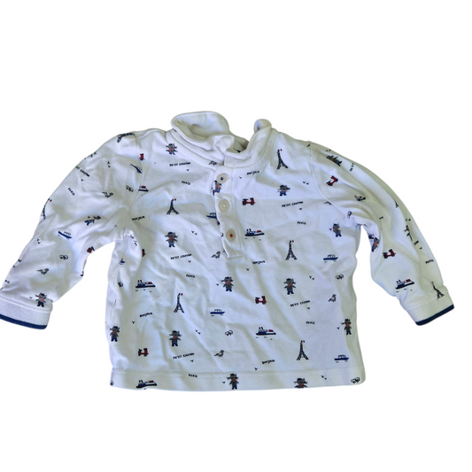 SERGENT חולצה דקה לילדים גיל 9 חודשים