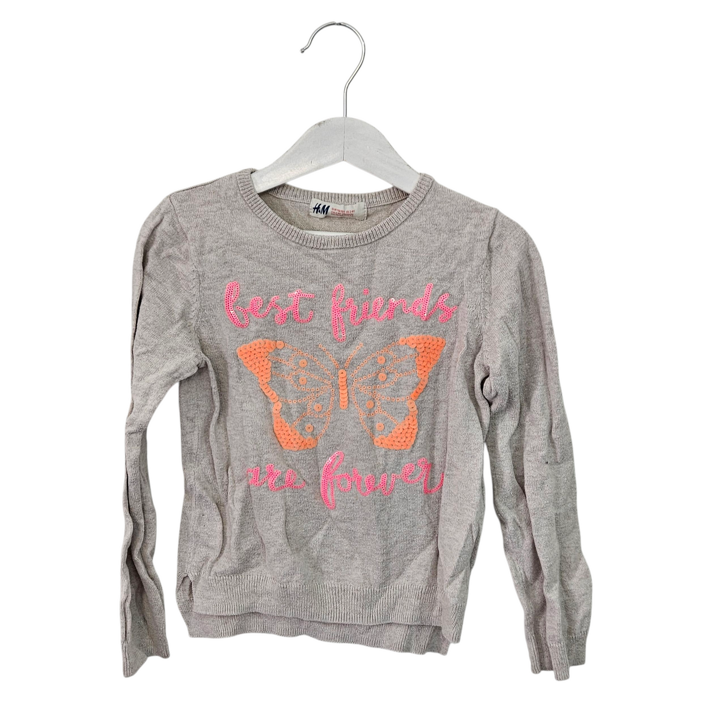 H&M חולצת סריג לילדות גיל 2-4