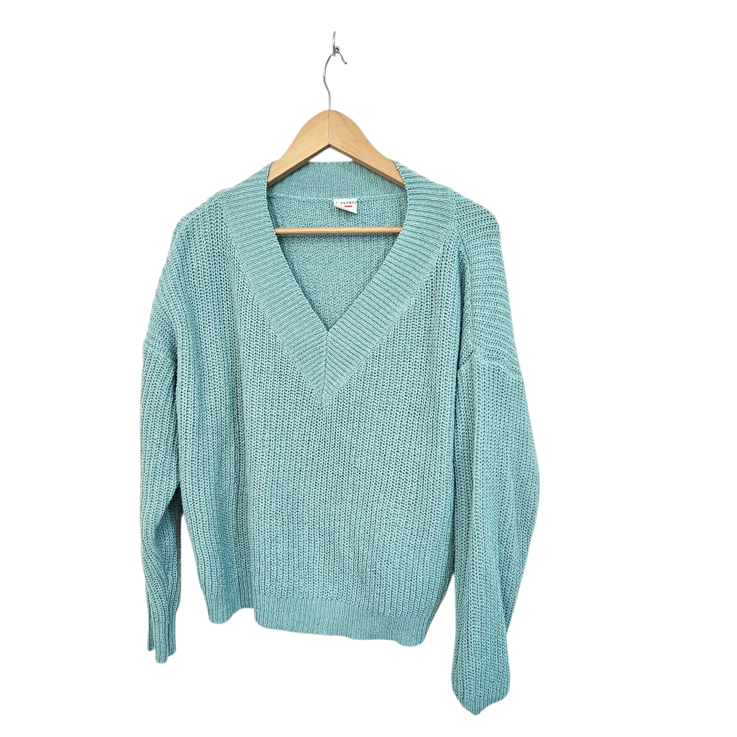 CASTRO סוודר תכלת לאישה מידה M