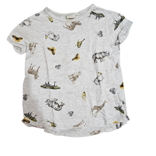 ZARA חולצה קצרה לילדים גיל 7-8