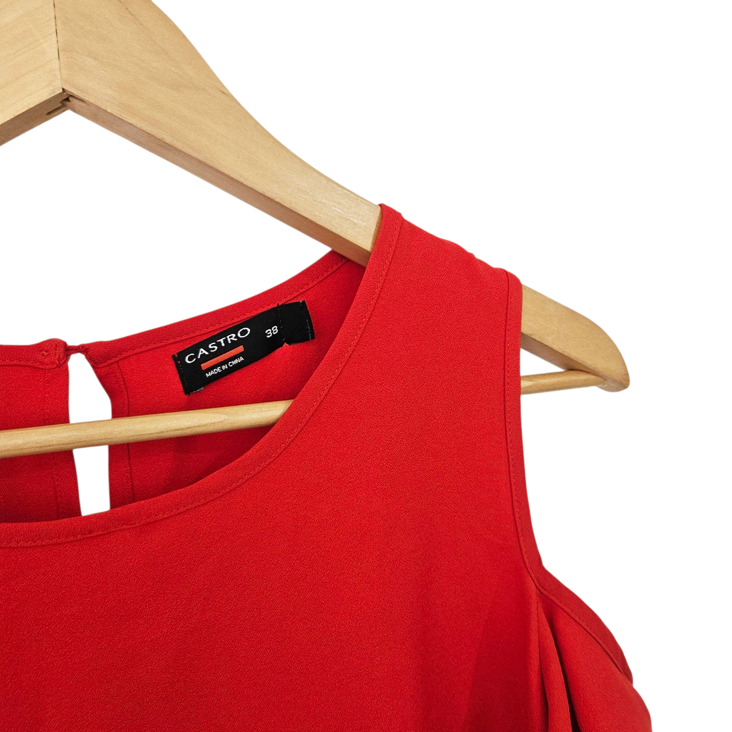 CASTRO שמלה אדומה לאישה מידה 38