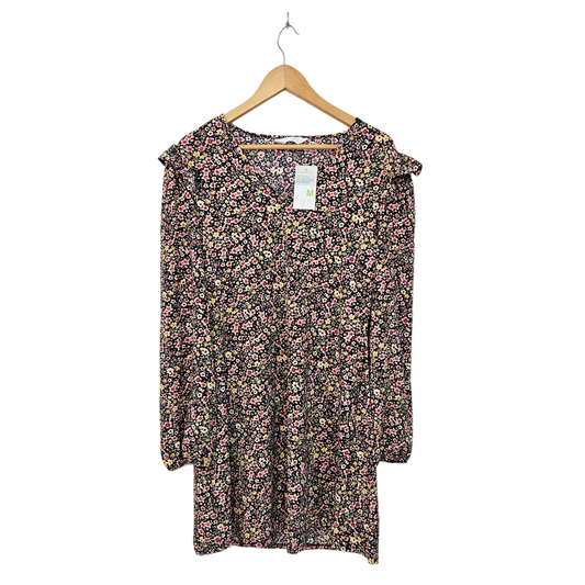 PRIMARK שמלה אוברסייז פרחונית חדשה עם תווית לאישה מידה M