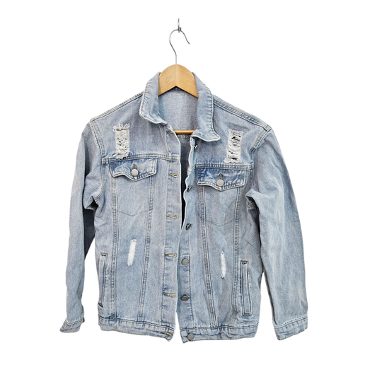 SHEIN ג'קט ג'ינס לילדים גיל 13-14