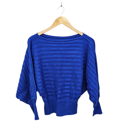 חולצה כחולה ארוכה לאישה מידה S/M