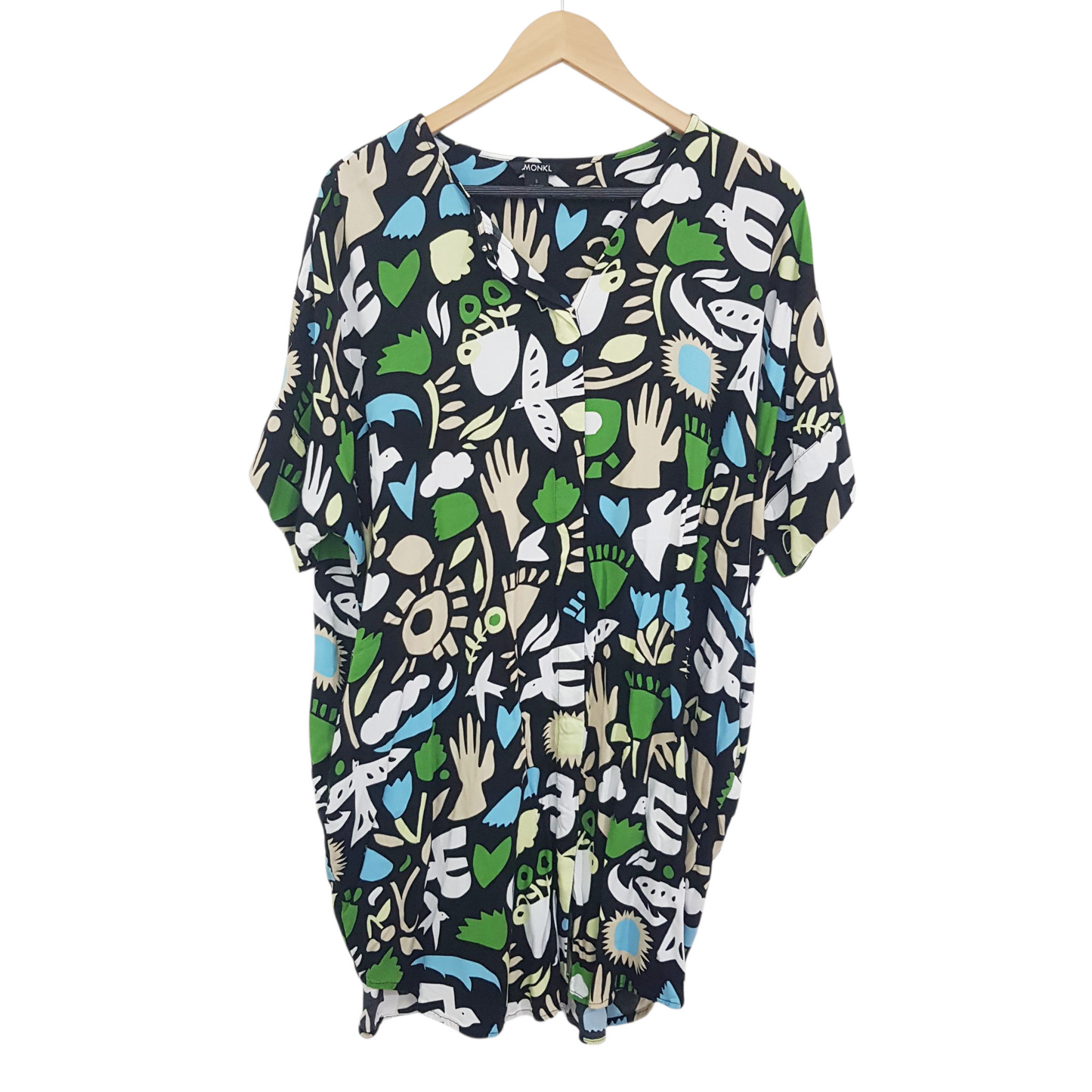 MONKL שמלה אוברסייז לאישה מידה S