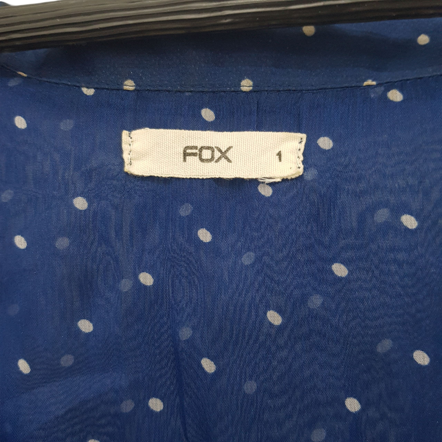 FOX חולצה קצרה מכופתרת לאישה מידה S