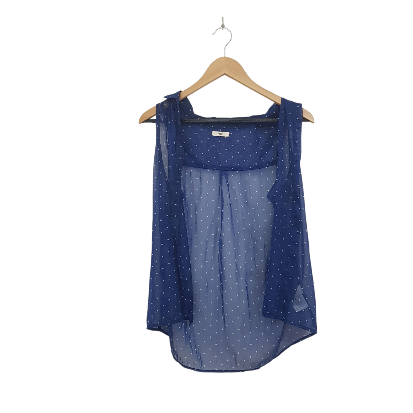 FOX חולצה קצרה מכופתרת לאישה מידה S