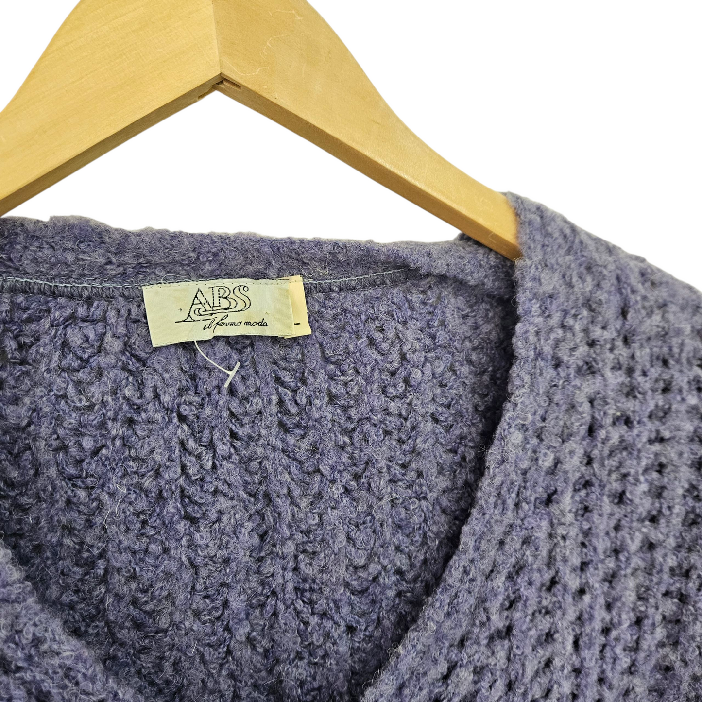 ABS סוודר וינטג' אוברסייז לאישה מידה L/XL