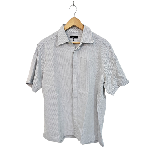 NEXT חולצה קצרה מכופתרת לגבר מידה L