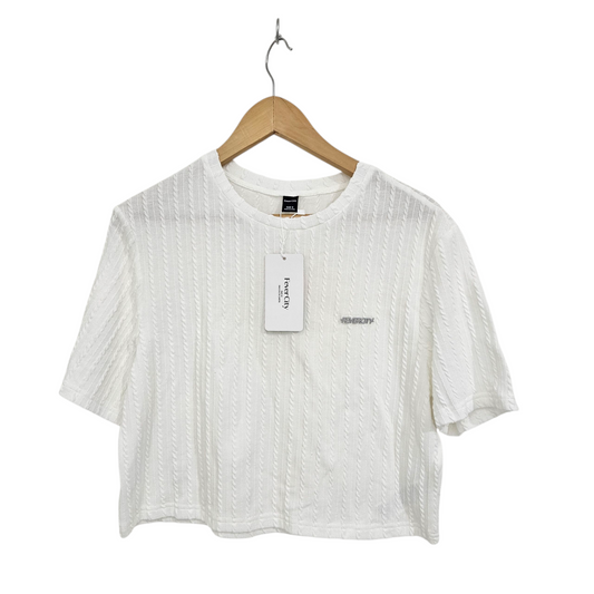 FEVER CITY חולצה קצרה חדשה לאישה מידה S