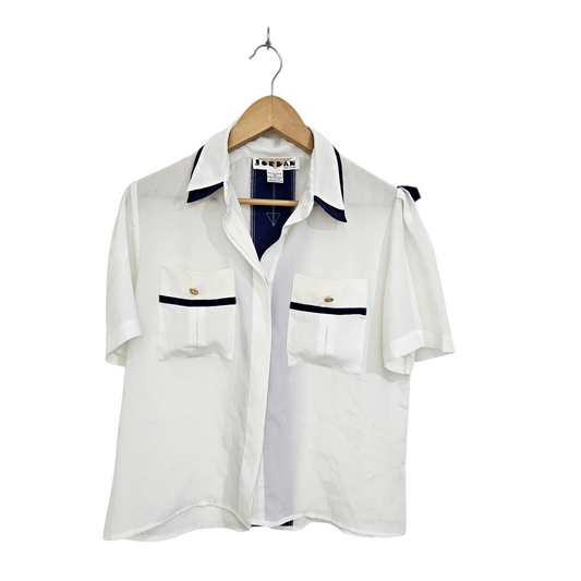 JORDAN חולצה קצרה אוברסייז לאישה מידה 38