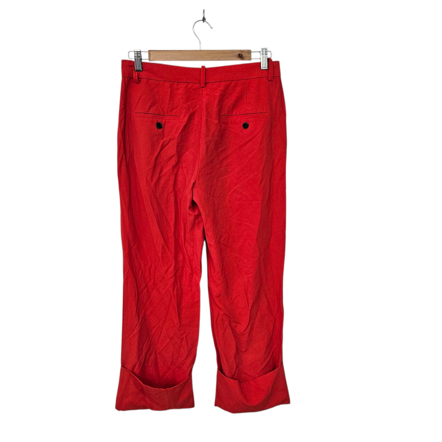 ZARA מכנסיים אדומים לאישה מידה S