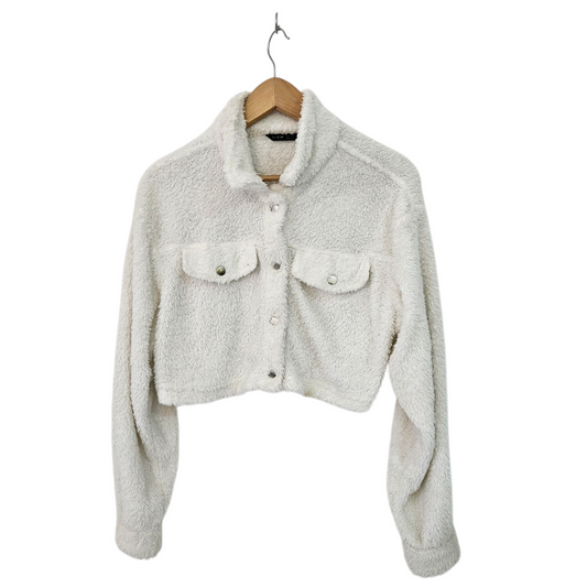 SHEIN ג'קט פרוותי לאישה מידה S