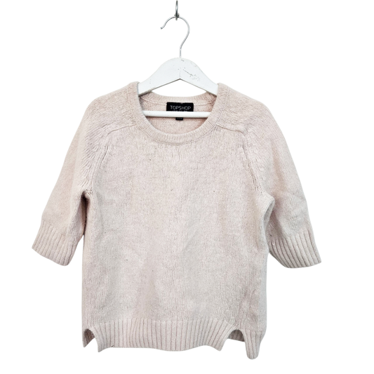 TOPSHOP סוודר קצר בטן לאישה מידה 34 XS