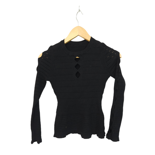 UU-MEIZI חולצה ארוכה דקה לאישה מידה S