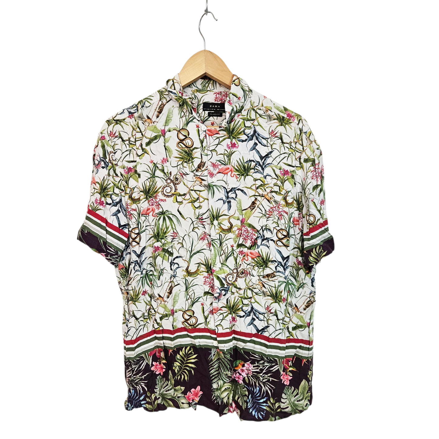 ZARA חולצה קצרה לגבר מידה S