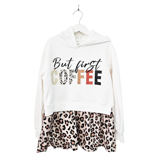 SHEIN שמלה עם קפוצ'ון לילדות גיל 9