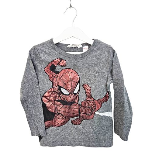 H&M חולצה ארוכה דקה לילדים גיל 2-4