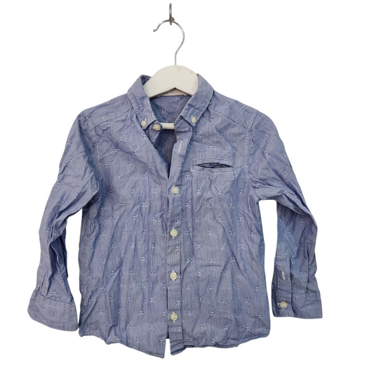 H&M חולצה מכופתרת לילדים גיל 3-4