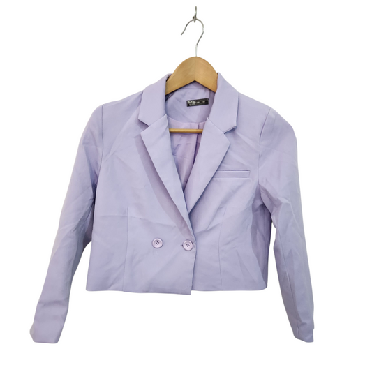 LEE COOPER ג'קט סגול לילדות מידה 10