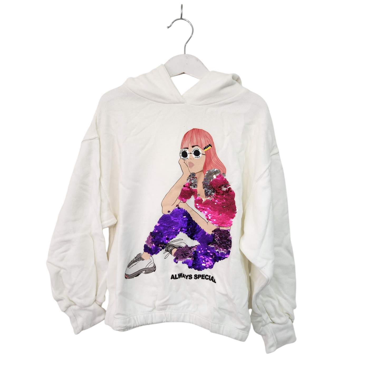 ZARA קפוצ'ון לילדות גיל 8