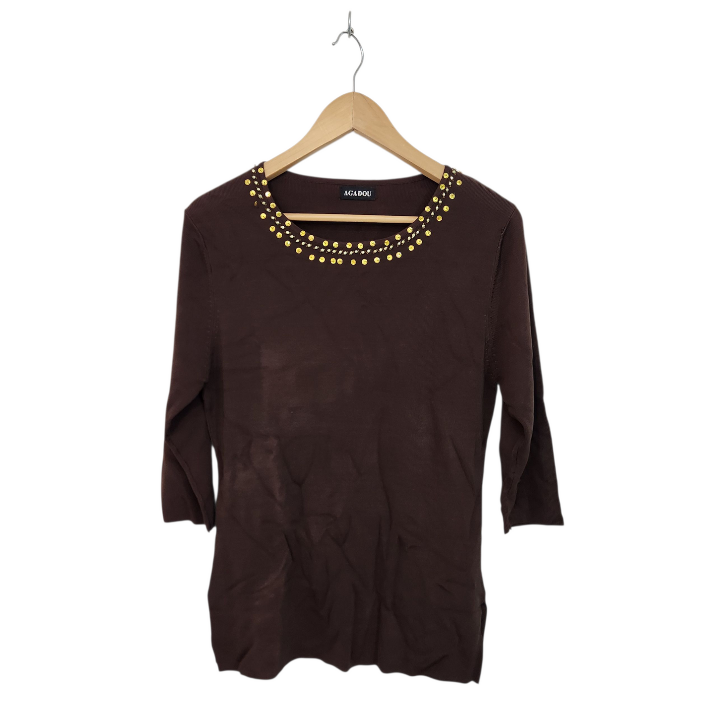 AGADOU חולצת וינטג' לאישה מידה L